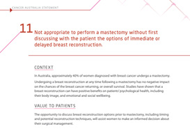 Breast reconstruction  Australian Society of Plastic Surgeons